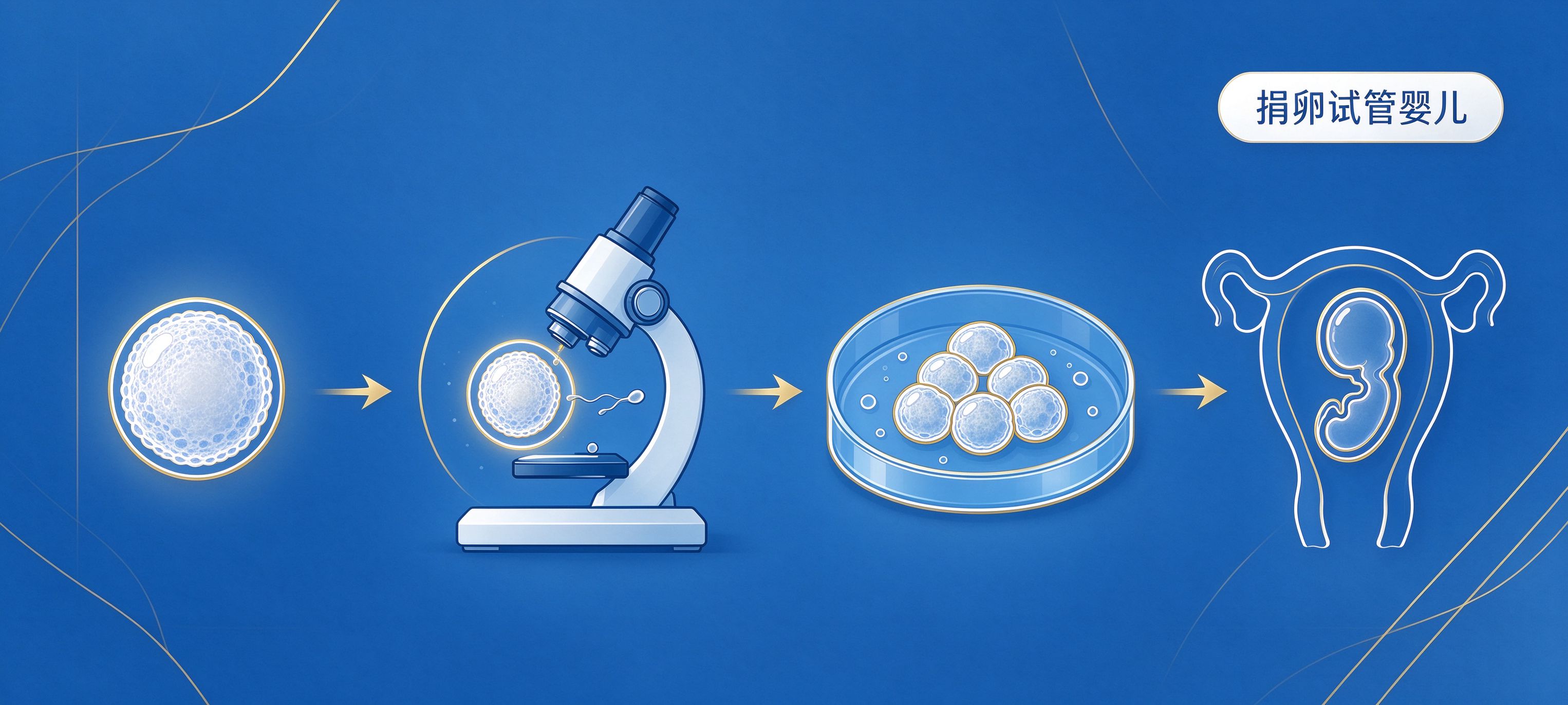 Donor egg IVF — embryo creation and transfer IVF with donor eggs procedure