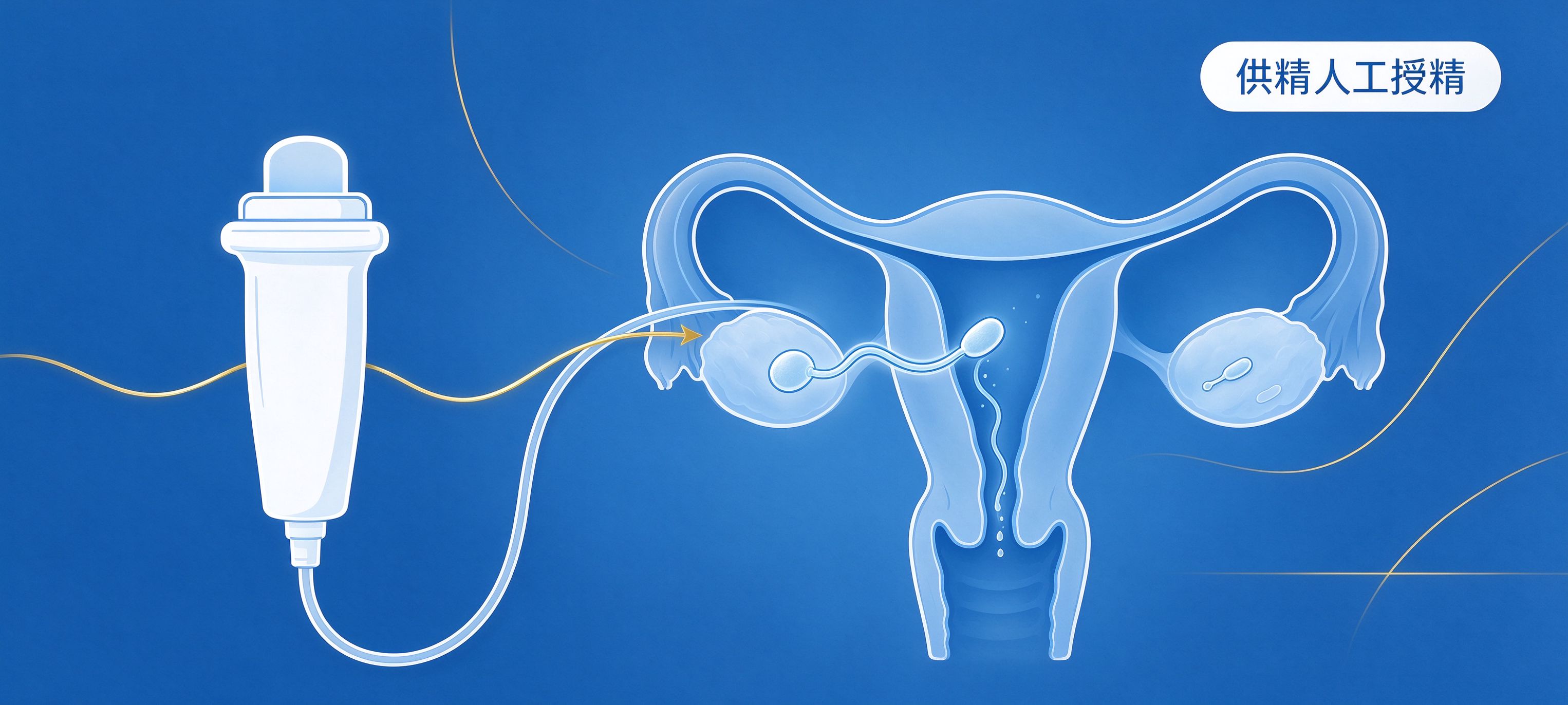 Donor sperm IUI — intrauterine insemination IUI with donor sperm procedure