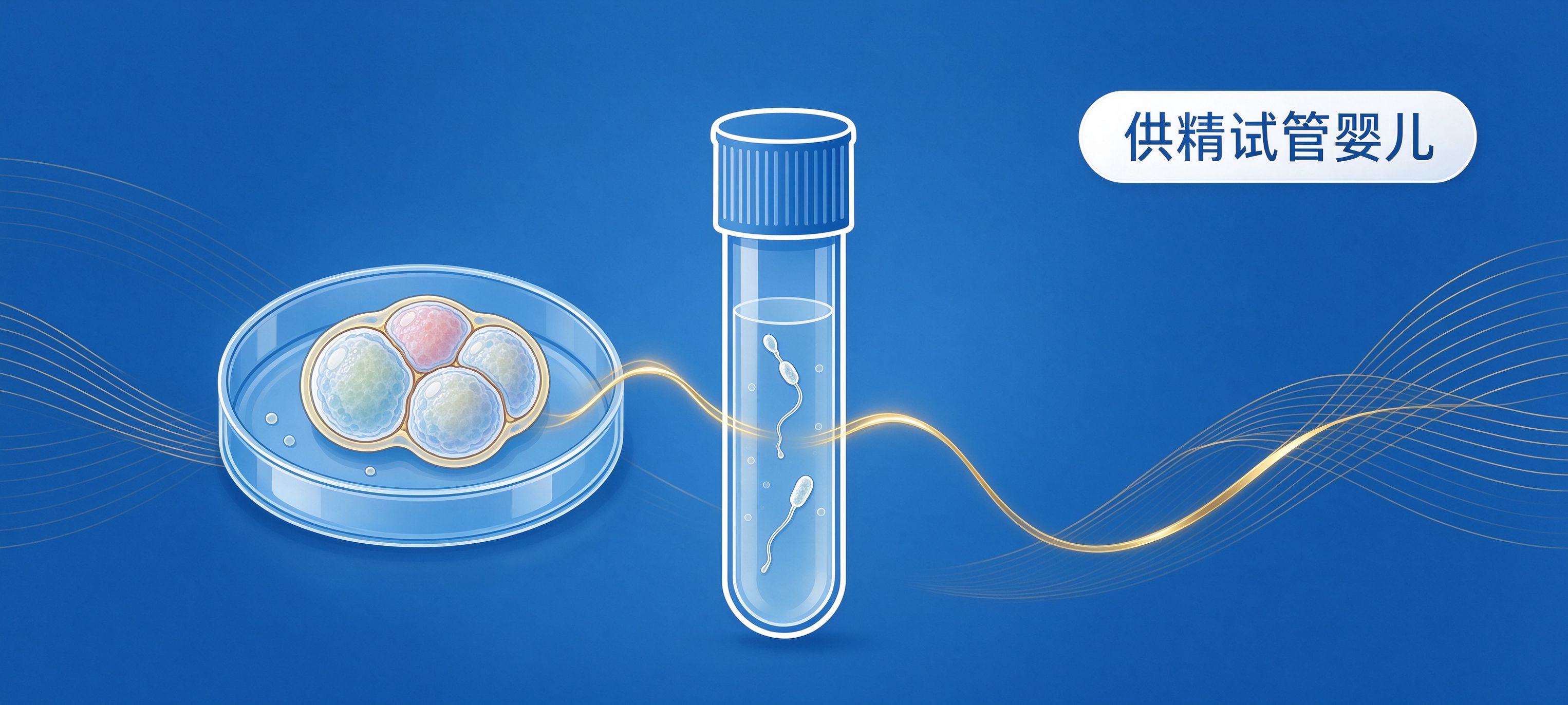 Donor sperm IVF — fertilization in laboratory IVF with donor sperm procedure