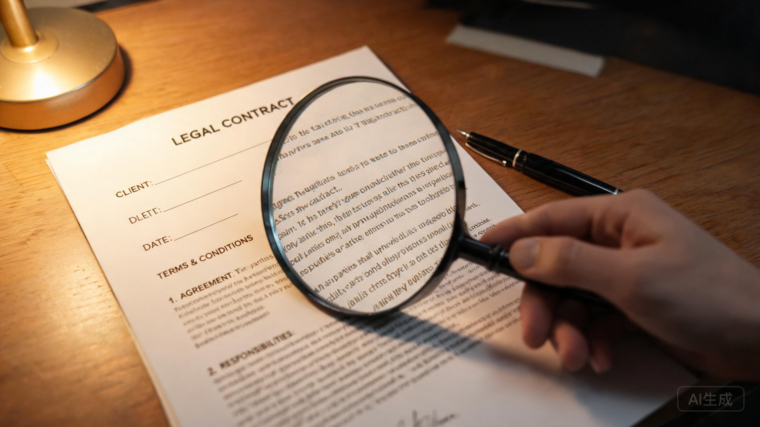 Attorney reviewing surrogacy contract terms in law office Attorney reviewing surrogacy contract terms in law office