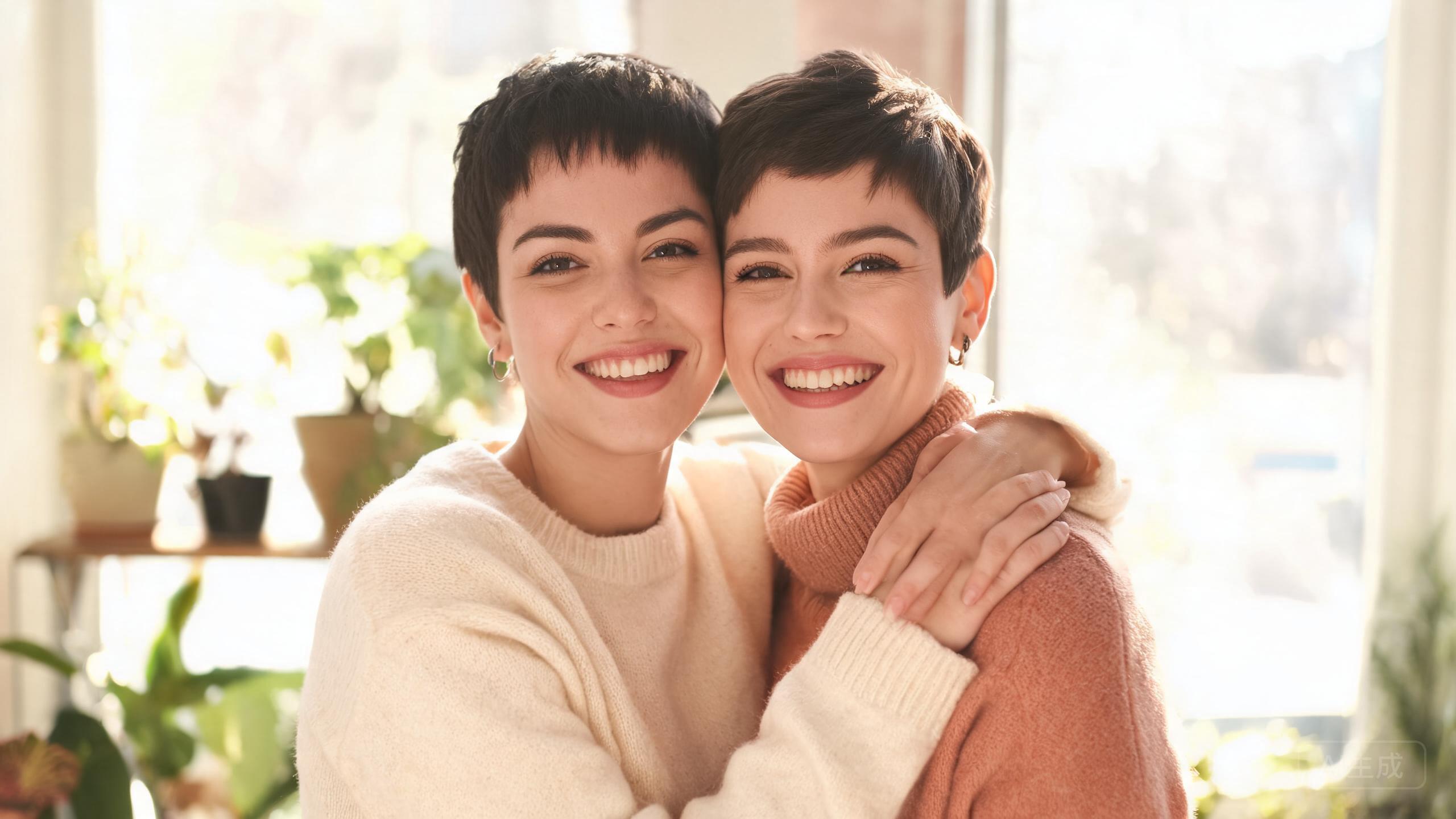 LGBTQ family celebrating new baby through surrogacy journey LGBTQ family celebrating new baby through surrogacy journey