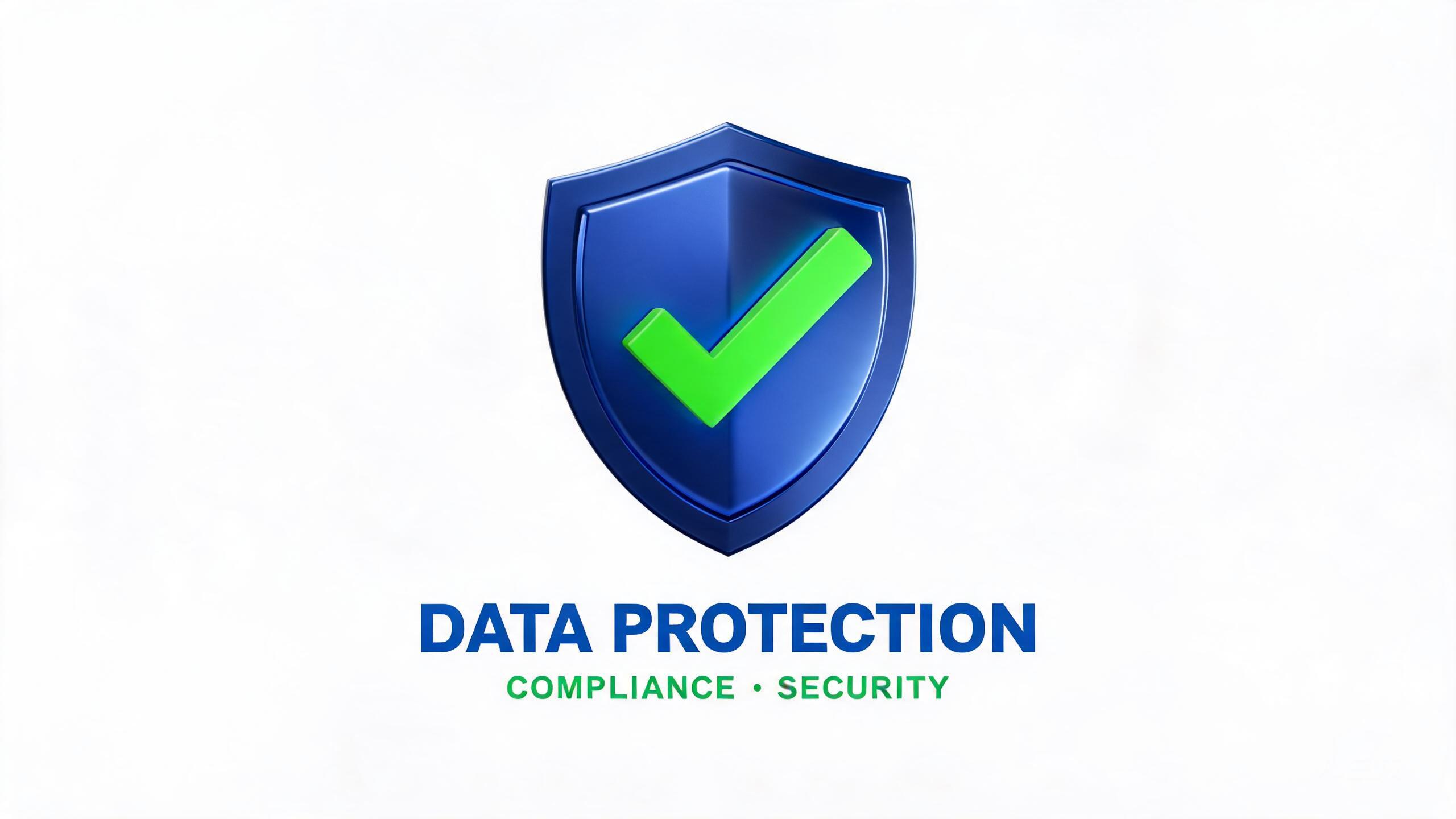 Privacy compliance badge showing GDPR and data protection standards Privacy compliance badge showing GDPR and data protection standards