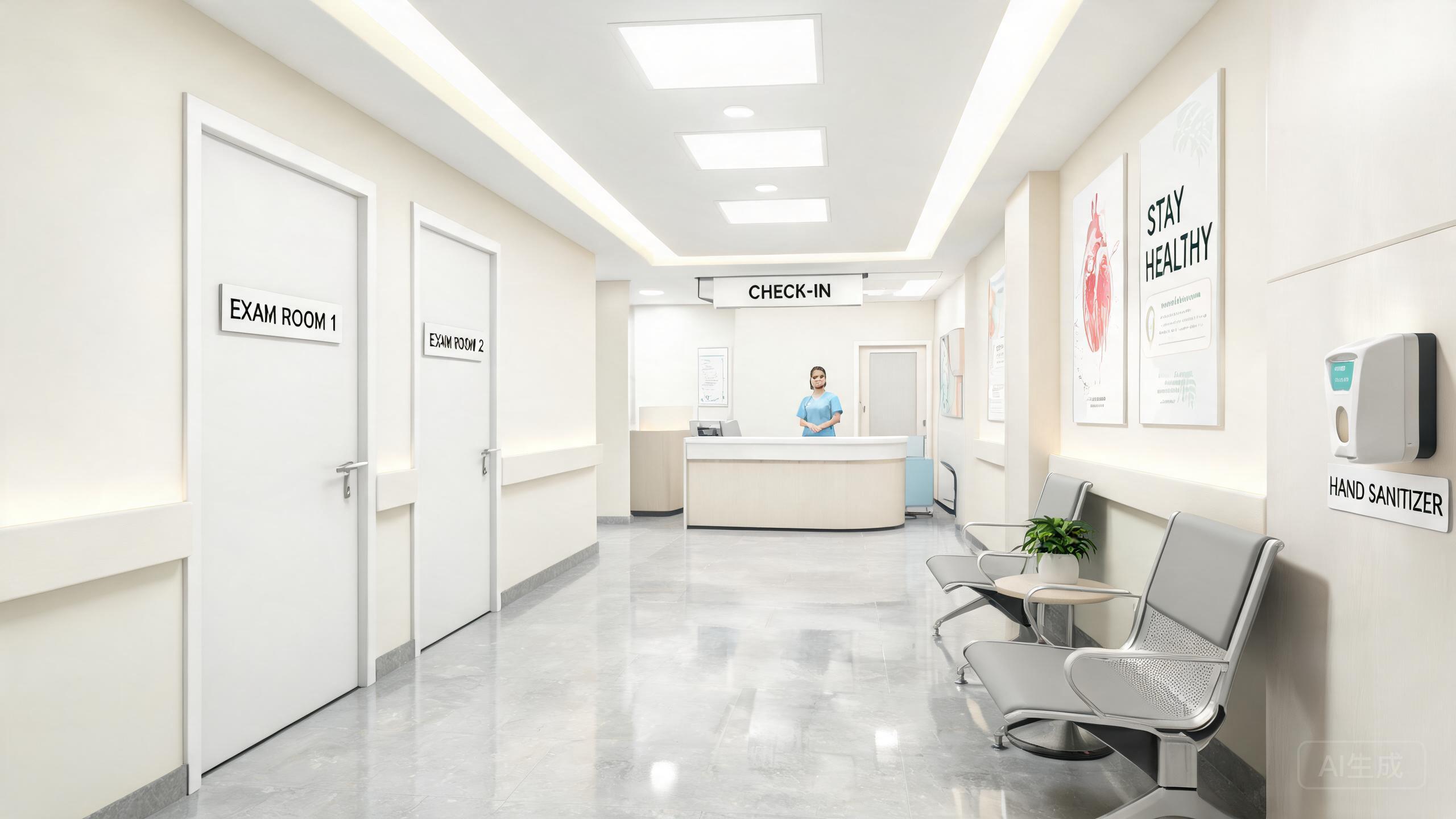 Medical procedure room in fertility clinic for embryo transfer Medical procedure room in fertility clinic for embryo transfer